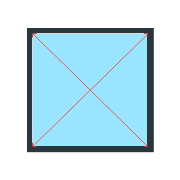 Measure window squareness
